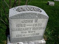 Davis, John W. and Margaret (Hayden)